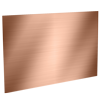 Aluminiumverbundplatte bronze gebürstet In Frei-Form (eine Konturfräsung möglich), einseitig 4/0-farbig bedruckt