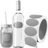 Hochwertige Flaschenetiketten auf Rolle in Frei-Form (eine Stanzform möglich)