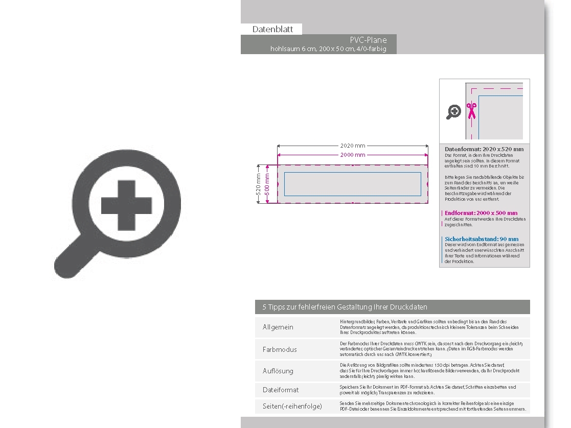 Product Bild hochwertige_pvc-plane_200_x_50_cm__4_0-farbig_bedruckt__hohlsaum_oben_und_unten_(durchmesser_hohlsaum_6_0_cm)