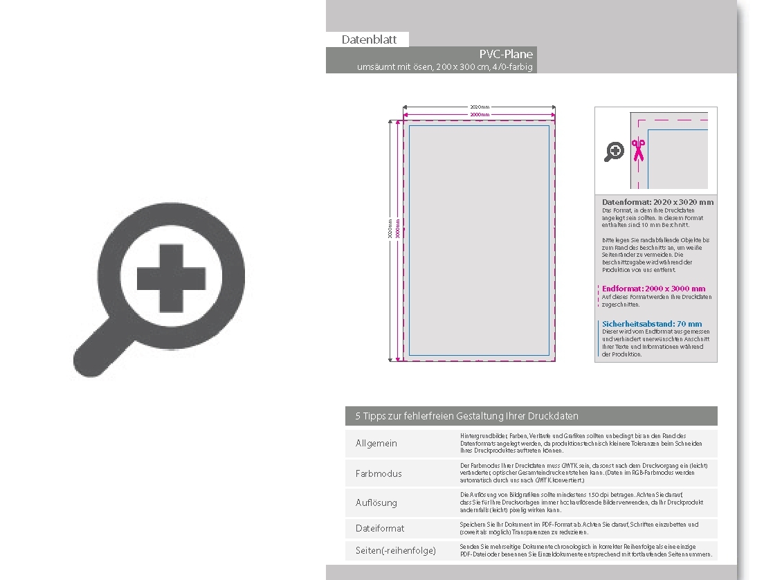 Product Bild hochwertige_pvc-plane_200_x_300_cm__4_0-farbig_bedruckt__ums__umt_+___sen_im_abstand_von_50_cm_oben_und_unten